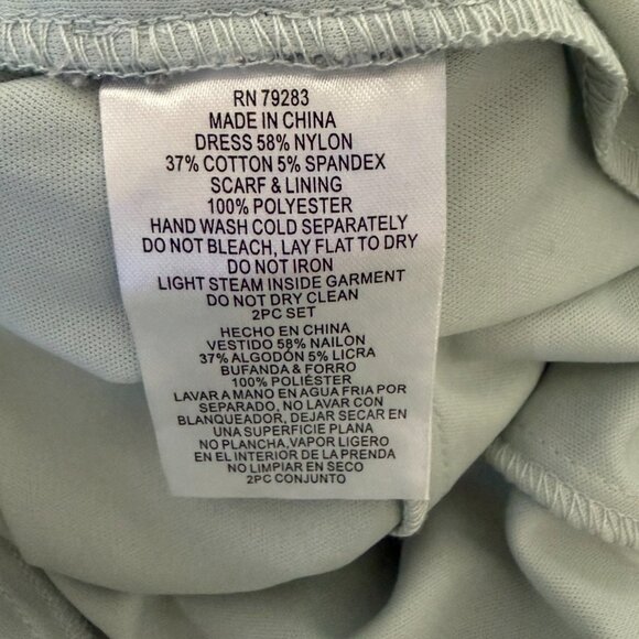 Alex Evenings Sleeveless Corded Fit Ice Sage Lace & Sequin-Detail Gown Sz 8 - Picture 13 of 16